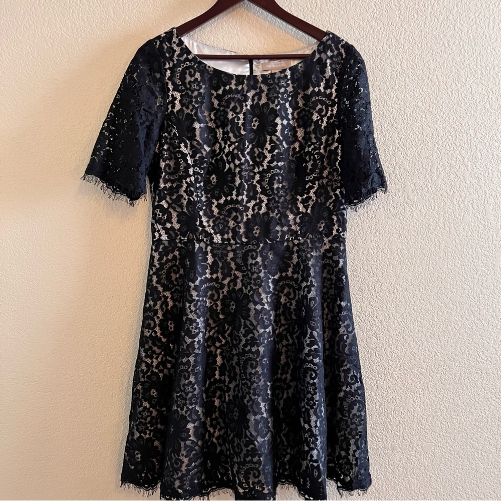 Banana Republic A-line Mini Lace Special Occasion Dress Size 12